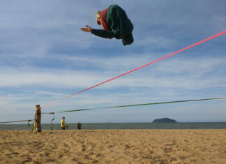 Balneário Piçarras sedia campeonato de Slackline