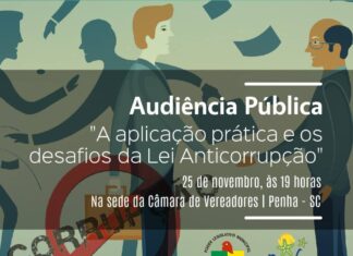 Audiência vai debater lei anticorrupção em Penha