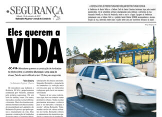 Vereador de Penha sugere lombada eletrônica na SC-414