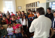 Estudantes conhecem o Gabinete do Prefeito