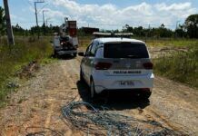 PMSC e Celesc intensificam fiscalização de gatos e furtos de fio em Balneário Piçarras