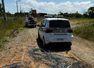 PMSC e Celesc intensificam fiscalização de gatos e furtos de fio em Balneário Piçarras
