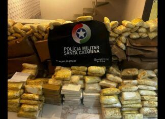 Droga avaliada em R$ 25 milhões é apreendida em Balneário Piçarras
