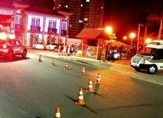 Polícia Militar intensifica barreiras da Lei Seca em Penha