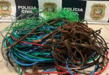 Projeto de lei quer coibir comércio ilegal de cobre, em Penha