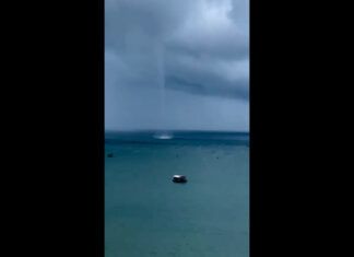 “Foi uma tromba d’água pois chegou ao oceano”, confirma climatologista da Univali