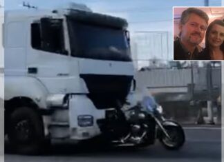 Caminhoneiro que arrastou casal de motociclistas na BR-101 e provocou a morte da mulher é condenado em Itajaí