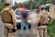 Dupla é presa em flagrante durante tentativa de furto em Penha