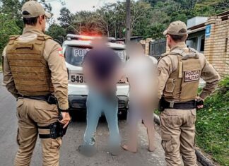 Dupla é presa em flagrante durante tentativa de furto em Penha