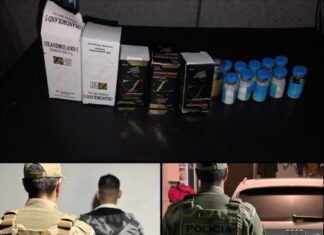 Homem é preso com veículo furtado, maconha e anabolizante