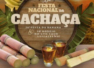 Festa Nacional da Cachaça de Luiz Alves é adiada para 2023