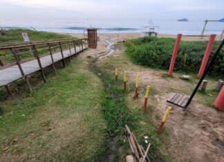 Córrego escuro surge na orla piçarrense após obra da Prefeitura