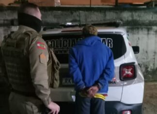 Foragido da Justiça com 31 passagens é preso em Balneário Piçarras