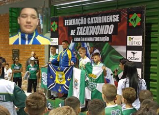 Piçarrense conquista inédito ouro no Taekwondo da Olesc