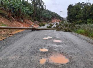 Frente fria avança por Santa Catarina; temporais, ventanias e granizo podem ocorrer