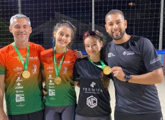 Suzy e Beatriz lideram o Circuito Catarinense de Vôlei de Praia Sub-19