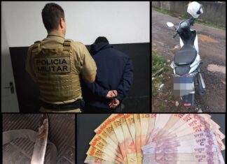 Assaltante é preso em flagrante após assaltar mercado, em Balneário Piçarras