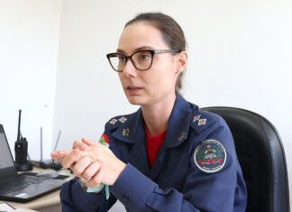 Tenente Bruna Deschamps assume o comando do Bombeiro Militar de Balneário Piçarras