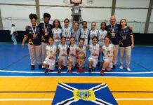 Balneário Piçarras conquista título estadual no basquete feminino sub-12