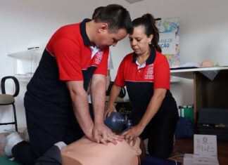 Profissionais da Saúde de Penha participam de curso sobre ressuscitação cardiopulmonar