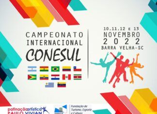 Campeonato Internacional ConeSul de Patinação Artística será realizado em Barra Velha