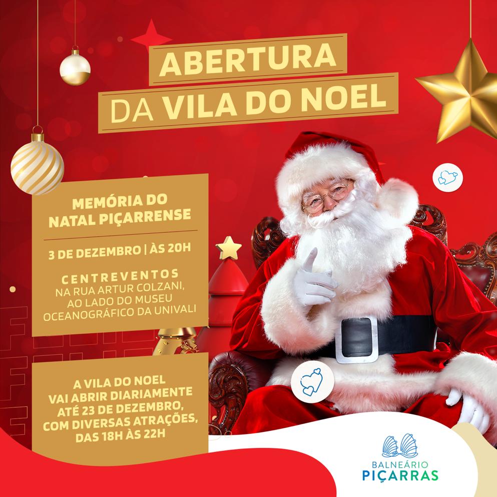 Balneário Piçarras anuncia programação para o mês natalino