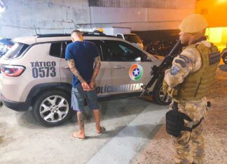PPT prende suspeito de tráfico de drogas no Centro de Balneário Piçarras