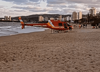 Homem que sofreu mal súbito na praia de Balneário Piçarras não resiste