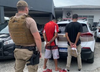 Dois suspeitos de tráfico de drogas são presos no Nossa Senhora da Paz