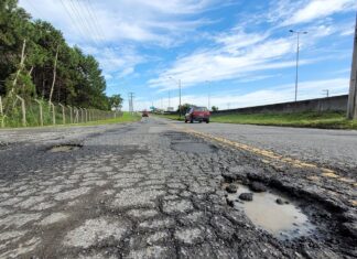 Situação crítica da marginal norte-sul de Balneário Piçarras chega ao plenário da Alesc