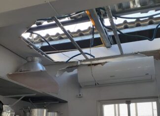 Início das aulas no CEI do Centro é suspenso após destruição parcial do telhado