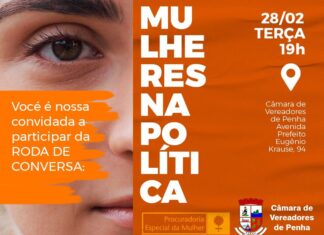 Participação da mulher na política é tema de roda de conversa, em Penha