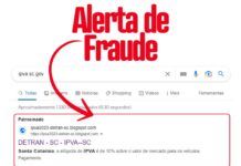 Estado alerta para falso site do Detran/SC