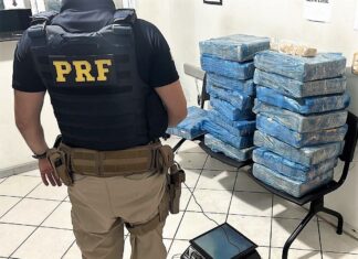 Traficante é preso com 137 quilos de maconha após perseguição por mais de 60 quilômetros