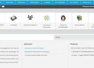 Alvará Sanitário de Penha está disponível para emissão via internet