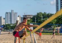 Slackliner de Balneário Piçarras disputa competição nacional neste domingo, 30