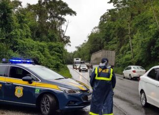 PRF registra crescente negativa no trânsito catarinense durante o feriadão de Páscoa