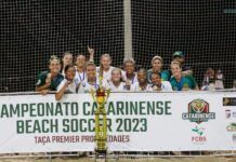 Enseada/Brusque e Juventos SFS/Seaway faturam o Estadul de Beach Soccer