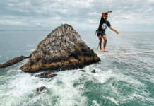 Slackliner de Balneário Piçarras busca patrocínio para ir ao Campeonato Paulista de Slackline