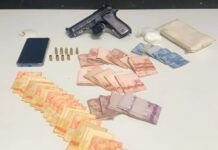 PMSC prende homem após diversos disparos com arma de fogo em via pública