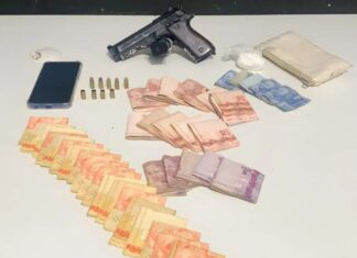 PMSC prende homem após diversos disparos com arma de fogo em via pública