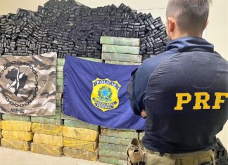 PRF localiza uma tonelada e meia de maconha escondida em veículos de empresa terceirizada de eletricidade