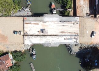 Nova empresa assume o término da ponte sobre o Rio Itajuba