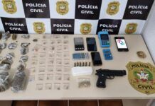 Trio é preso com maconha, cocaína, MD e ecstasy, em Barra Velha