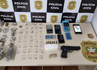 Trio é preso com maconha, cocaína, MD e ecstasy, em Barra Velha