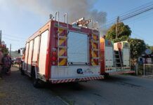 Incêndio destrói residência no bairro Nossa Senhora da Paz
