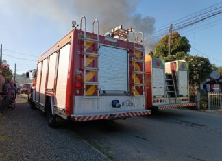 Incêndio destrói residência no bairro Nossa Senhora da Paz