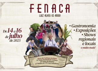 Festa Nacional da Cachaça tem programação confirmada para celebrar os 65 anos de Luiz Alves