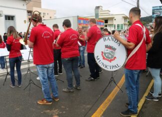 Banda Municipal de Luiz Alves abrirá os festejos da 31ª Festa Nacional da Cachaça