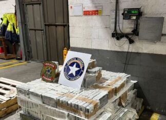 760 quilos de cocaína são localizados em container no Porto de Navegantes